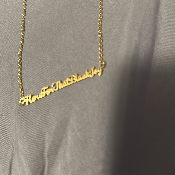 Here for that Black Joy Gold Necklace - Picture 4 of 4
